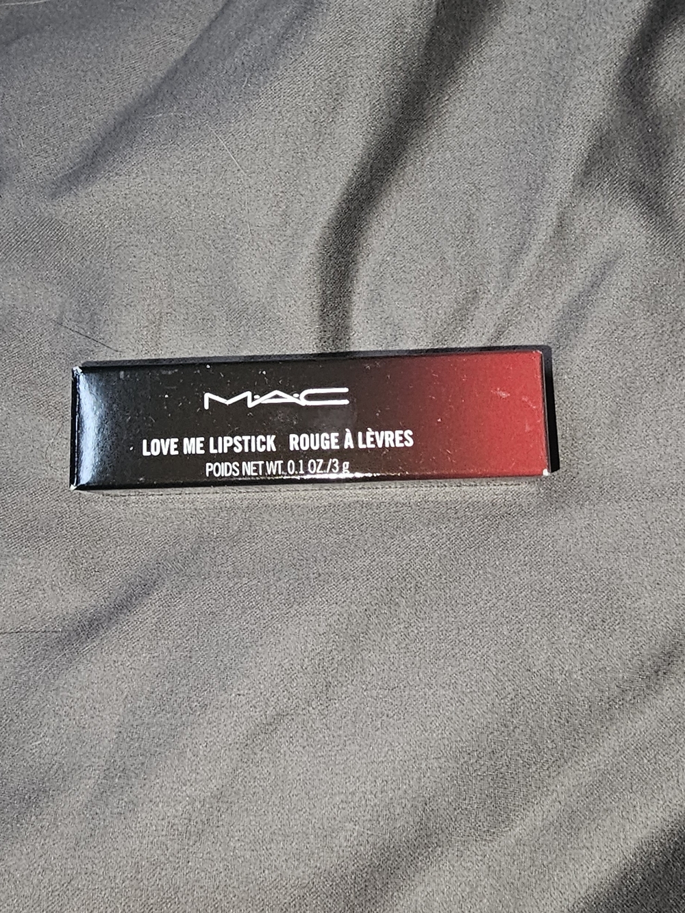 MAC Cosmetics Love Me Lipstick - Black and Red Ombre Box 423 E For Effortless
